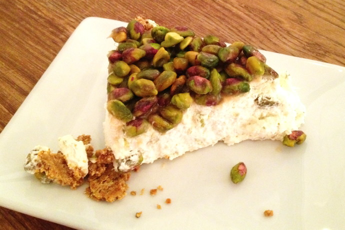 photo of pistachio cream cake from Tatte, Boston (Beacon Hill), MA