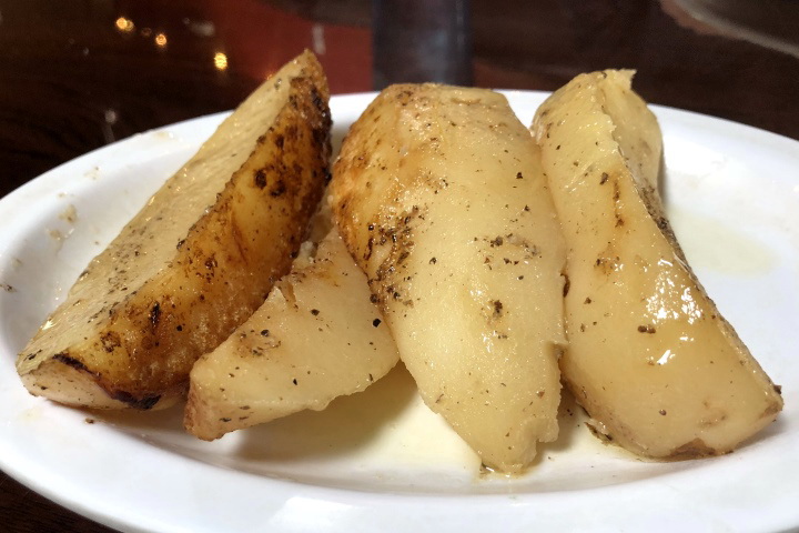 photo of roasted potatoes from The Restaurant, Woburn, MA