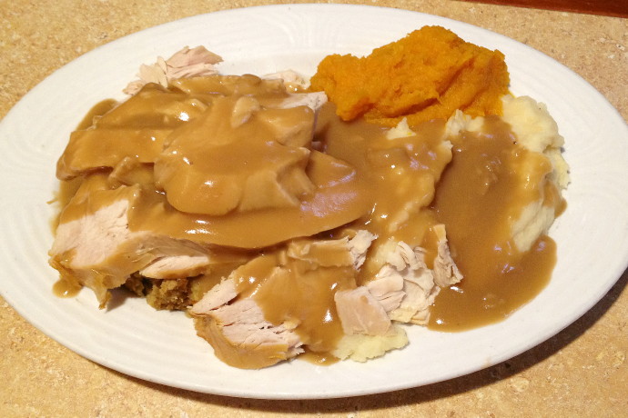 photo of turkey dinner from The Restaurant, Woburn, MA