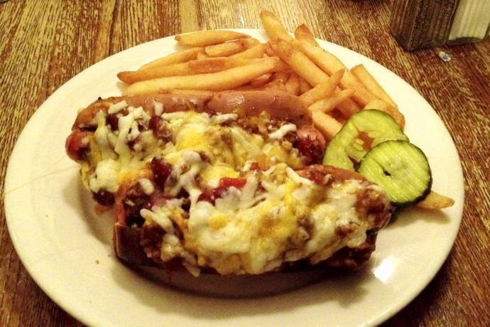 photo of chili cheese dogs from The Snug, Hingham, MA