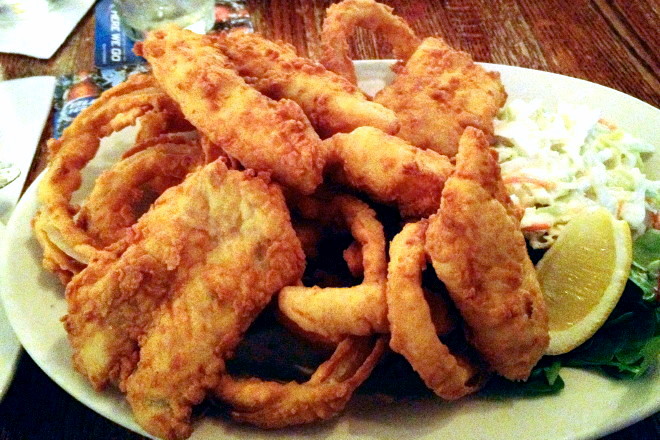 photo of fish and chips from The Snug, Hingham, MA