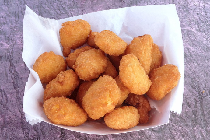 photo of corn fritters from Tony's Clam Shop, Quincy, MA
