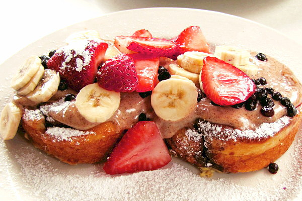 photo of Cinnabon French toast from Victoria's Diner, Boston, MA