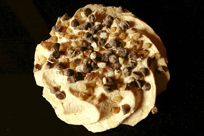photo of chocolate walnut meringue from Wilson Farm, Lexington, MA (from hiddenboston.com)