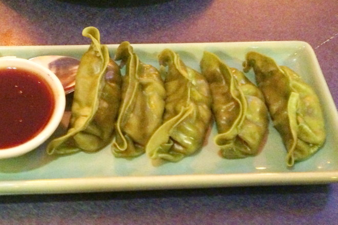 photo of dumplings from the Wonder Spice Cafe, Jamaica Plain, MA